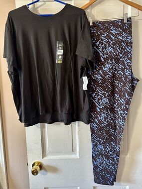 Womens Terra & Sky Leggings w/ Shirt 2x